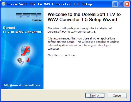 install free flv to wav converter